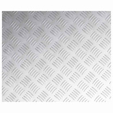 Stopień Prostokątny 2 pcs Srebrny 60 x 50 cm Aluminium