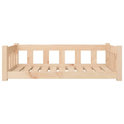vidaXL Legowisko dla psa, 95,5x65,5x28 cm, lite drewno sosnowe model standard