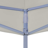 Namiot Imprezowy Kremowy 200 x 200 x 315 cm Materiał Oxford