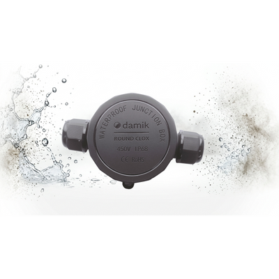 DAMIK ROUND CLOX 02T – IP68 450V Puszka Łączeniowa Hermetyczna Przelotowa