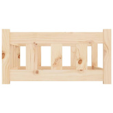 Legowisko dla psa, 75,5x55,5x28 cm, lite drewno sosnowe vidaXL