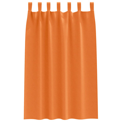 Firany blackout z kółkami 2 pcs Jasnopomarańczowy 175 x 140 cm