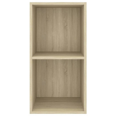 vidaXL Wisząca szafka pod TV, kolor dąb sonoma, 37x37x72 cm