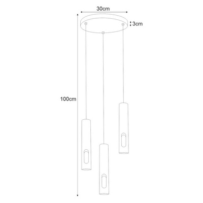 Lampa wisząca K-4866 z serii ENOLA