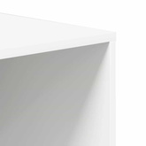 Ławka na buty, biała, 105x35x35 cm, materiał drewnopochodny