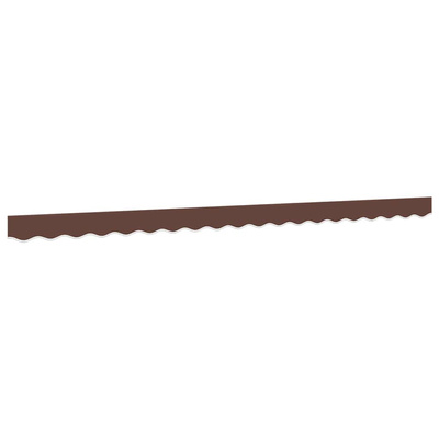 Lambrekin do markizy, brązowe paski, 500 cm