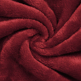 Szlafrok z kapturem Bordeaux Czerwony XL Flanela
