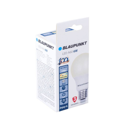 Zestaw 10 sztuk - Blaupunkt Żarówki LED E27 6W barwa ciepła