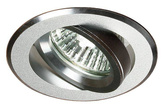 Nowoczesna oprawa wpuszczana MR16 UA-01 SNS/AL srebrna ruchoma aluminium + oprawka GU10
