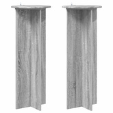 Stojak na rośliny 2 pcs Szary Sonoma ?40 x 100 cm