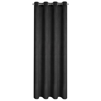 Zasłona Eliza czarna 140x250