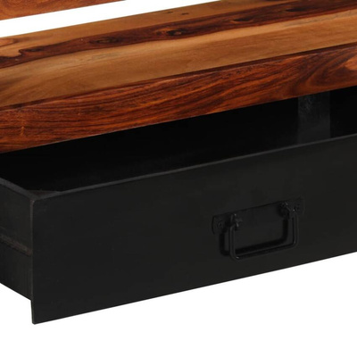 vidaXL Szafka pod TV, 120 x 30 x 40 cm, lite drewno sheesham