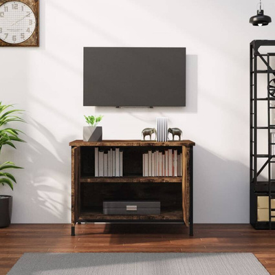 vidaXL Szafka pod TV, przydymiony dąb, 60x35x45 cm