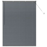 Żaluzje weneckie Ciemnoszary 175 x 135 cm Aluminium