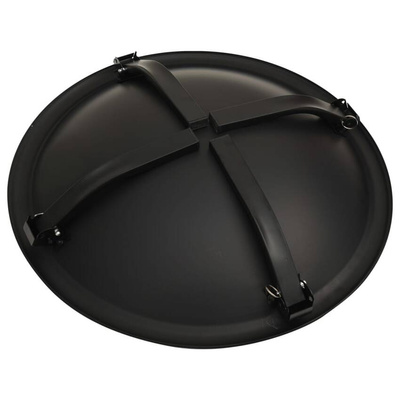 vidaXL Palenisko i grill 2-w-1, z pogrzebaczem, 56x56x49 cm, stal model standard