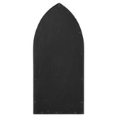 vidaXL Lustro do wnętrz, czarne, 70x30 cm, żelazne model standard