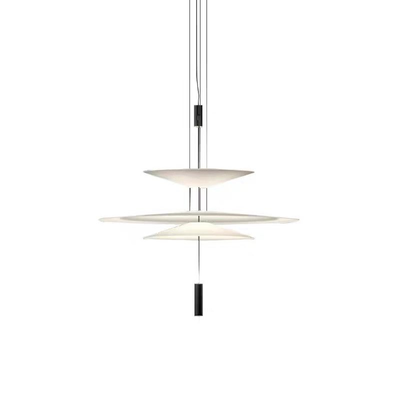 Nowoczesna Lampa Wisząca 3 warstwy LED Flamingo Parrot Czarny ADANI AD104B