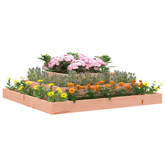vidaXL Donica, 110x110x27 cm, lite drewno daglezjowe