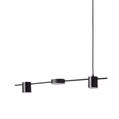 Lampa Wisząca Liniowa Czarna 75cm 18W Abruzzo Gamorra