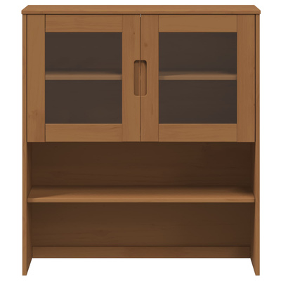 Klatka MOLDE Karmel 90 x 35 x 100 cm Lite drewno sosnowe