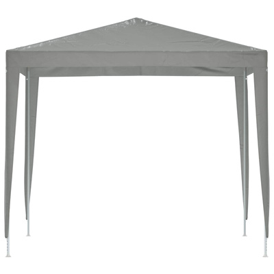 Namiot Imprezowy 250 x 250 x 240 cm jasnoszary PE i stal