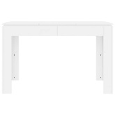 Stół jadalniany, biały, 120x60x76 cm, materiał drewnopochodny