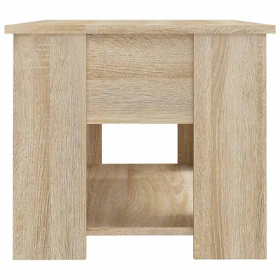 vidaXL Stolik kawowy, dąb sonoma, 79x49x41, materiał drewnopochodny