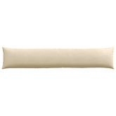 Poduszki na sofę 2 pcs Kremowy 200 x 40 cm tkanina