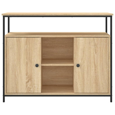 Komoda Sonoma Oak 100x35x80 cm Drewno konstrukcyjne