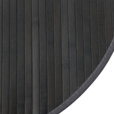 vidaXL Dywan okrągły, szary, 100 cm, bambusowy