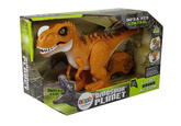 Dinozaur Zdalnie Sterowany R/C Brąz Dźwięk Światło Tyranozaur