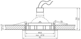 Oprawa stropowa MR-16 8cm 2254840 złota