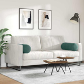 Poduszki Wałkowe 2 pcs Ciemna zieleń ? 25 x 70 cm
