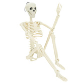 Szkielet Halloweenowy 2 pcs Biały 85 cm PVC