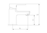Bateria umywalkowa Verso chrom  Invena