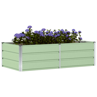 Donica Zielony 160 x 80 x 45 cm Stal