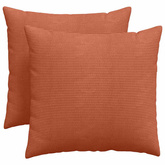 Poduszki na sofę 2 pcs Czerwono-pomarańczowy 50 x 50 cm