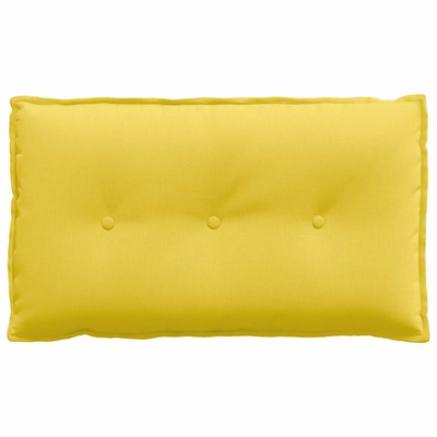 Poduszka na plecy Jasnożółty 80 x 19 x 50 cm tkanina
