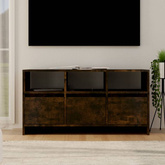 vidaXL Szafka pod TV, przydymiony dąb, 102x37,5x52,5 cm