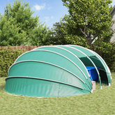 Namiot basenowy 640 x 432 x 205 cm Poliester 185T z powłoką PU