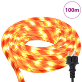 Lina świetlna z 2400 diodami LED Ciepła biel 100 m PVC