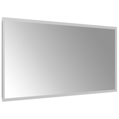 Lustro łazienkowe LED przezroczysty 80 x 40 cm szkło hartowane