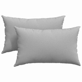 Poduszki na sofę 2 pcs Szary chmur 50 x 30 cm tkanina