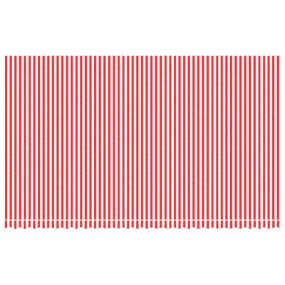 Zapasowa tkanina na markizę, czerwono-biała, 6x3,5 m, poliester