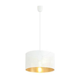 Lampa wisząca ASTON 1 WHITE/GOLD