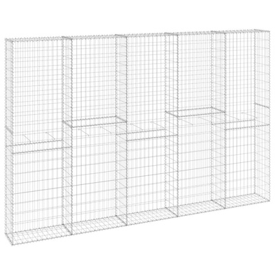 Ściana gabionowa z pokrywami, galwanizowana stal, 300x30x200 cm