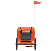 Przyczepka rowerowa dla zwierząt, tkanina Oxford i żelazo