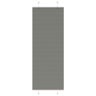 Roleta plisowana antracytowa 80x200 cm Szerokość tkaniny 79,4cm