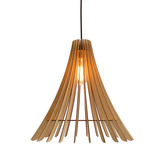 Eco 1 lampa wisząca 1x40 e27 Abażur drewniany
