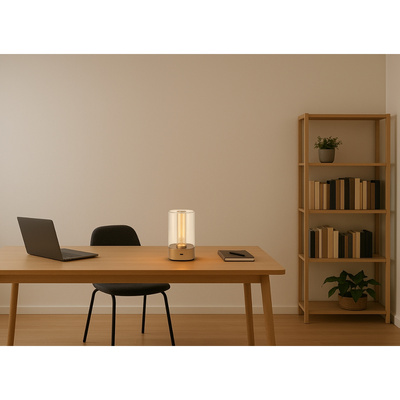 Lampa stołowa Abigali Tuso 3W USB-C ładowalna nowoczesna złoty